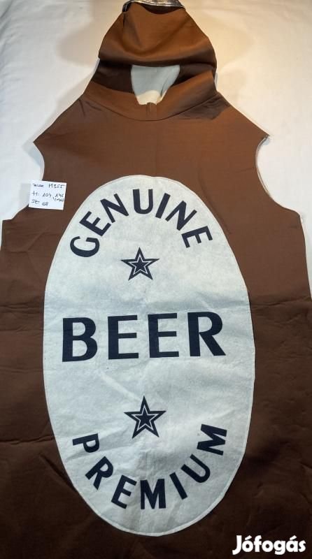Sör jelmez, felnőtt jelmez M355