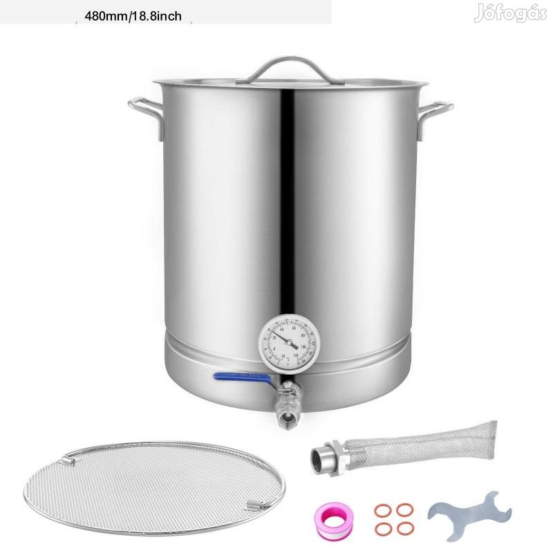 Sörfőző, vízforraló edény   60 liter