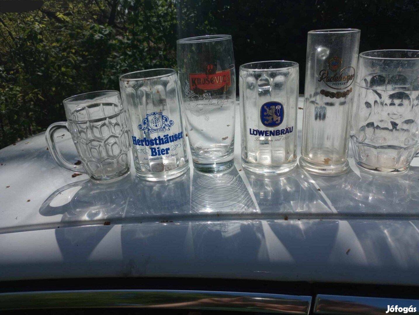 Sörös Korsó Gyűjtemény Herbsthäuser Radeberger Löwenbrau Krusovice