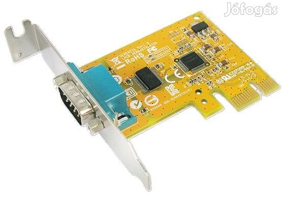 Soros kártya PCIe low profile Sunix SER6427A