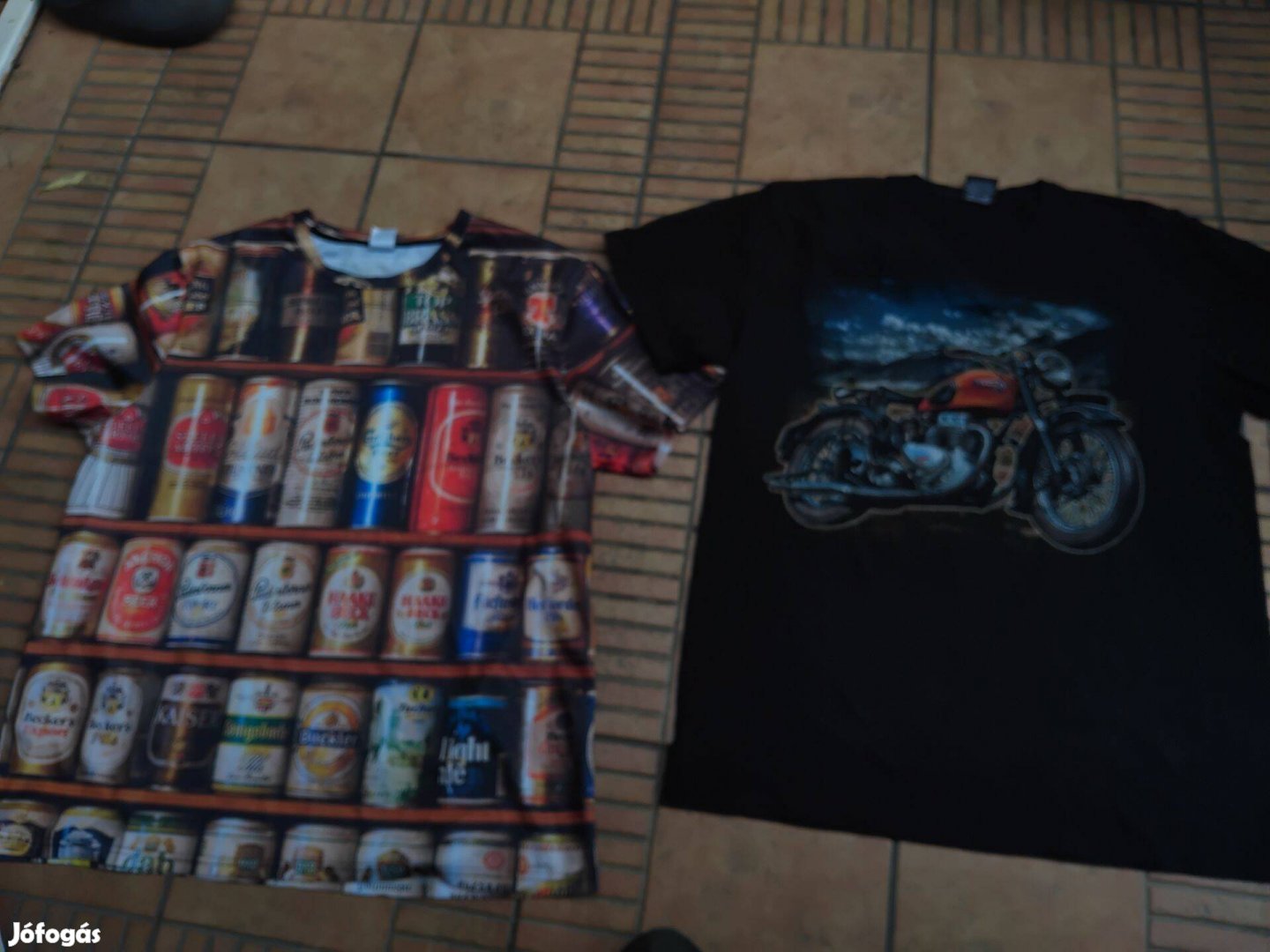 Sörös mez motoros póló XXL 2XL 2db