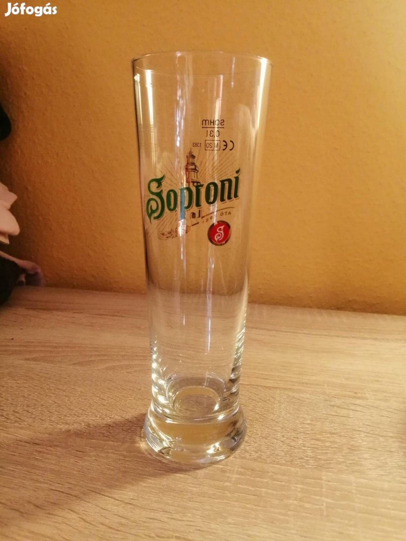 Sörös pohár (Soproni feliratú) 