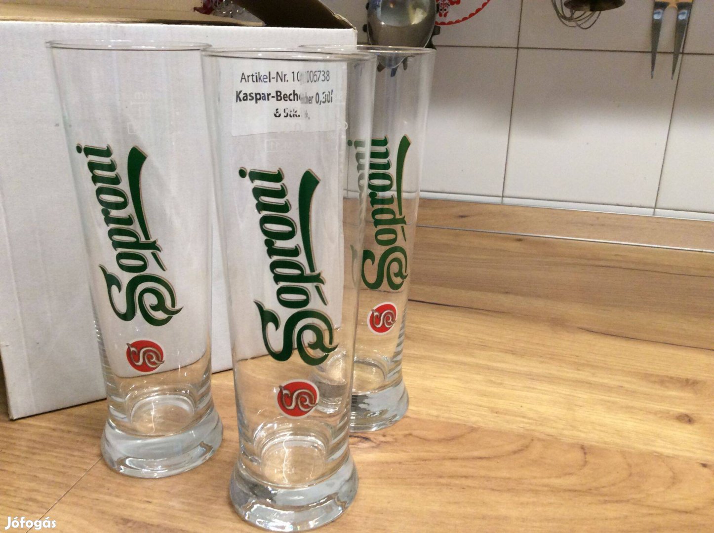 Söröspohár 0,3 liter Soproni sörös pohár Új Sahm 3dl