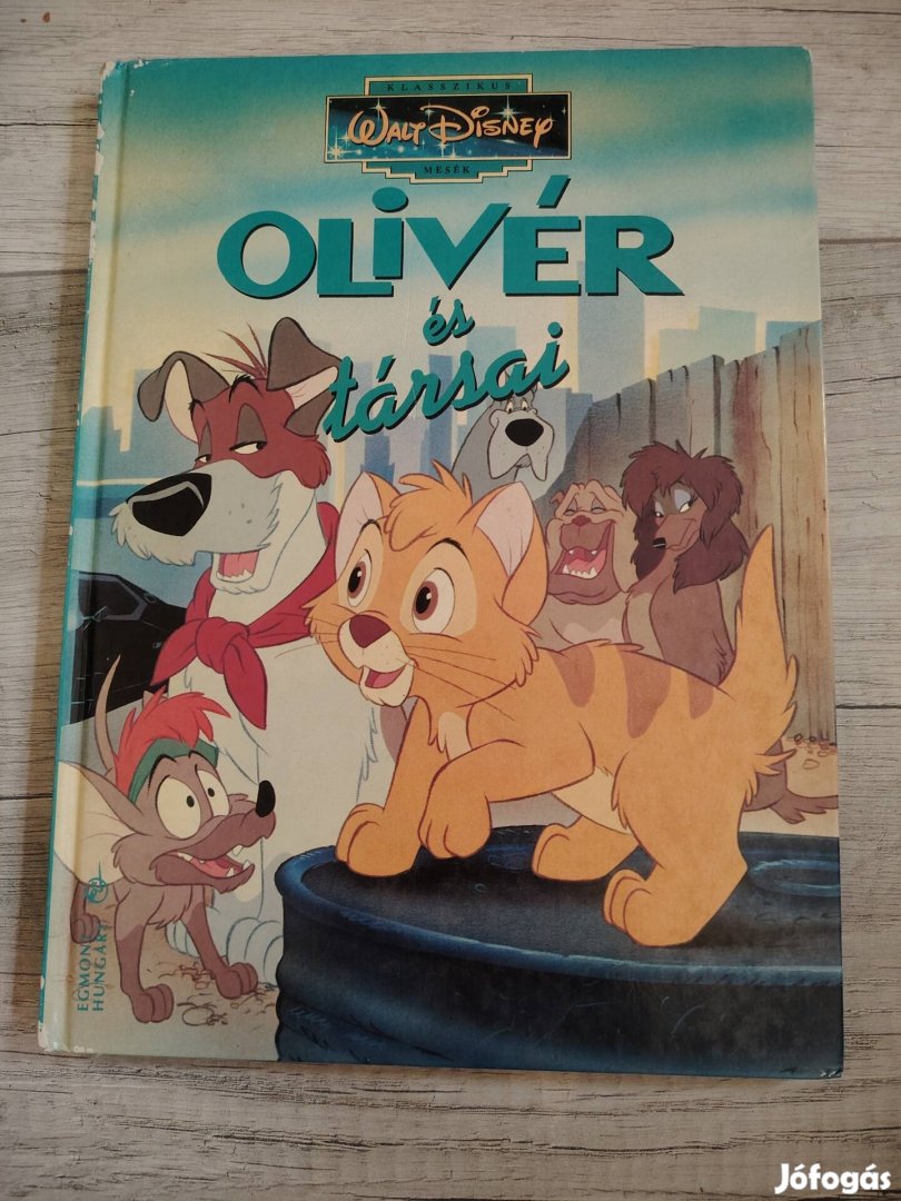 Sorszámozott Walt Disney klasszikus mesekönyv-Olivér és