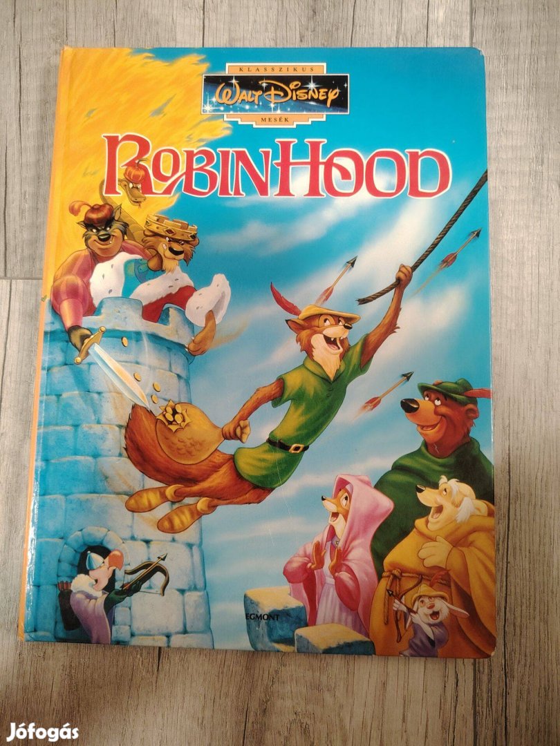 Sorszámozott Walt Disney klasszikus mesekönyv-Robin Hood7