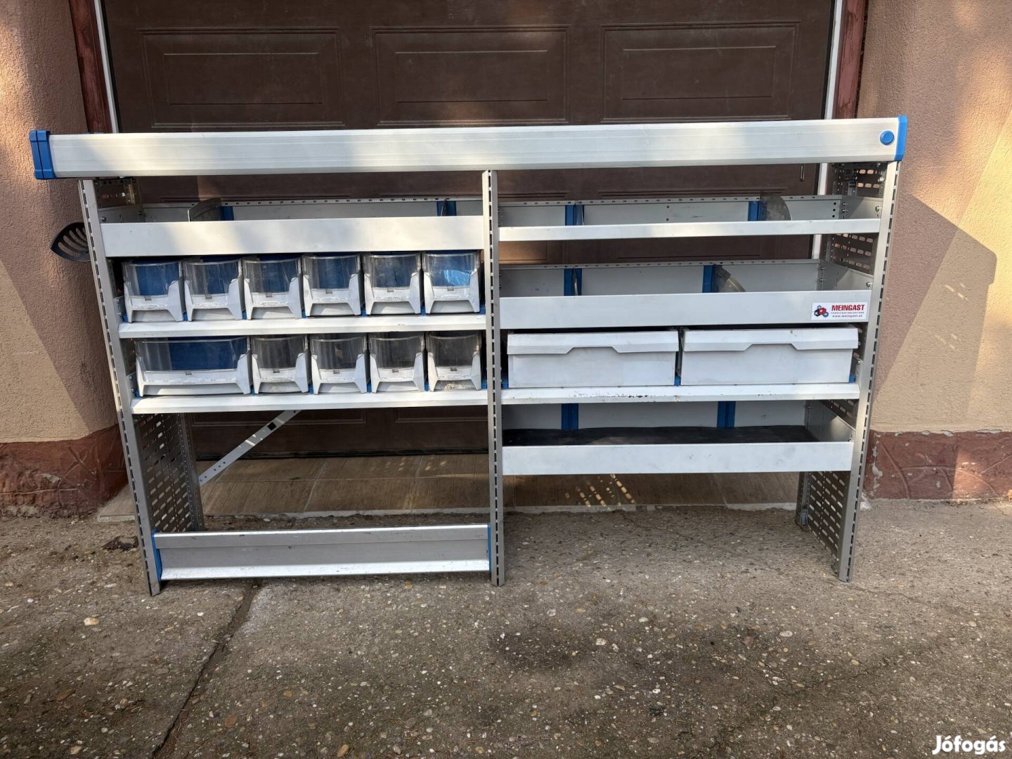 Sortimo járműberendezés raktér polc műhely szerszám felépítmény