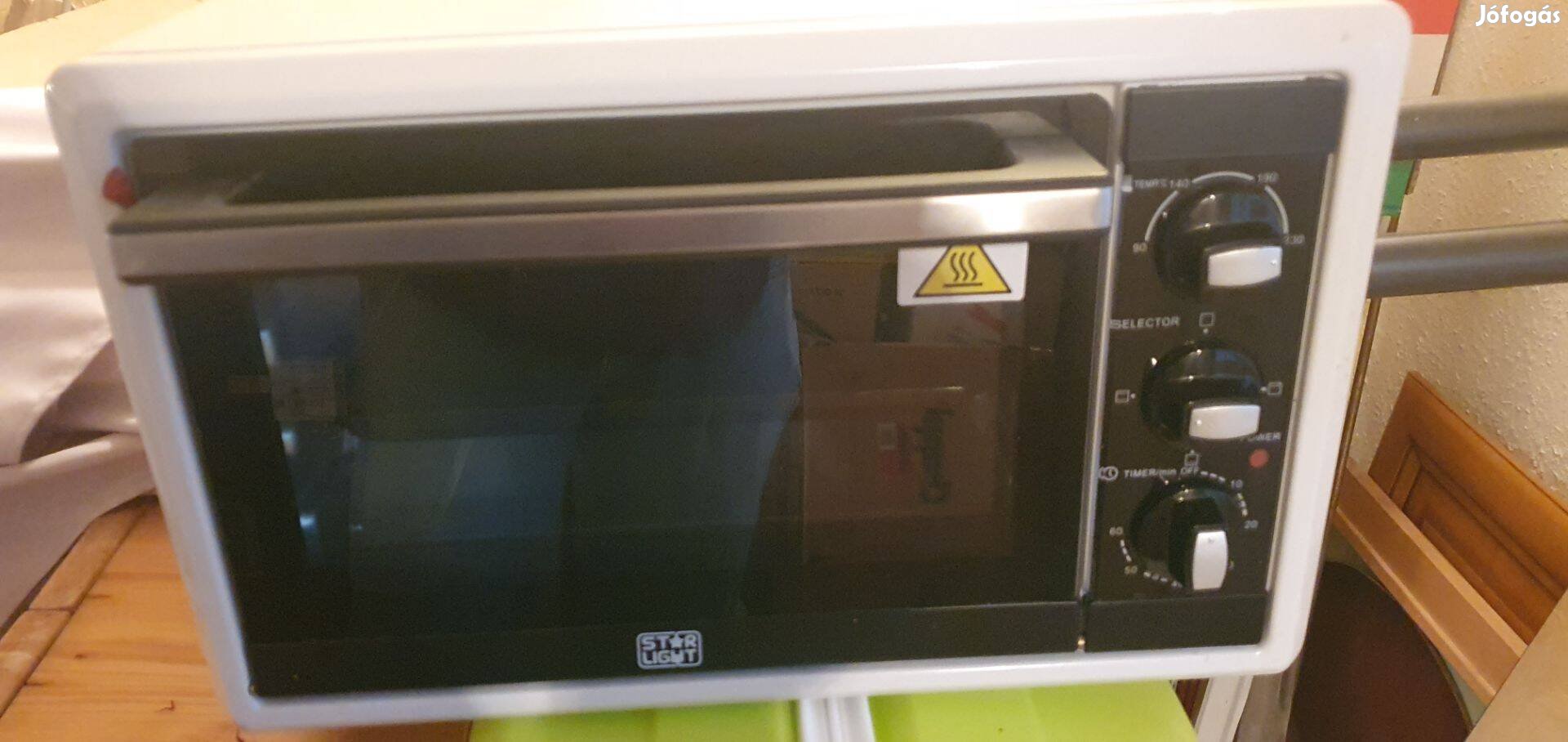 Sosem használt kisméretű asztali sütő tűzhely