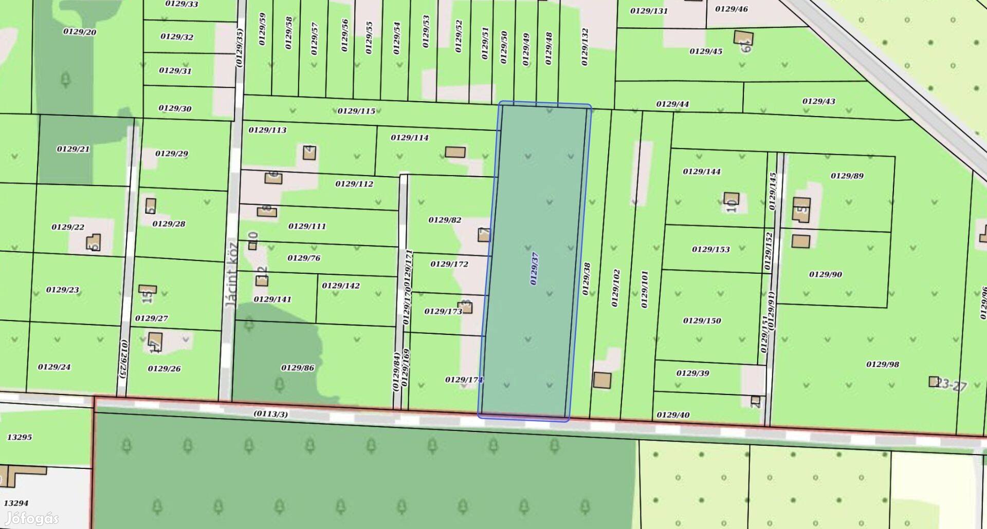 Sóstóhegyen építési telek eladó