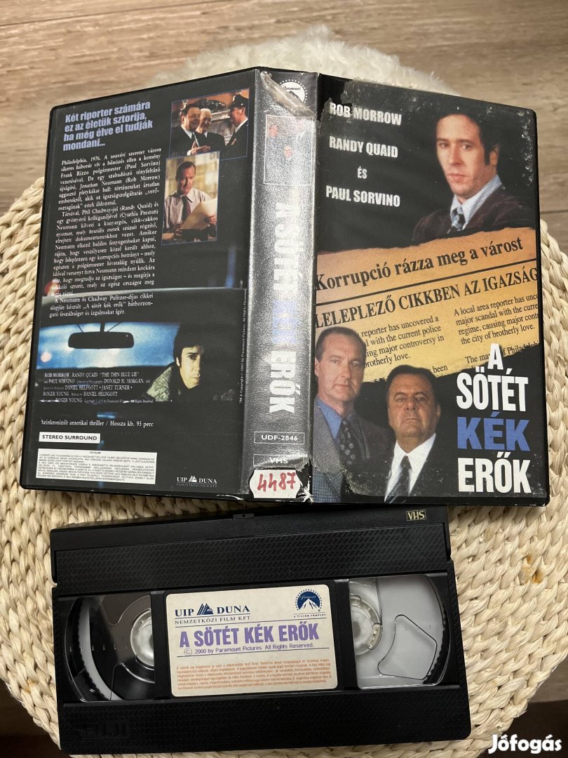 Sötét kék erők vhs film