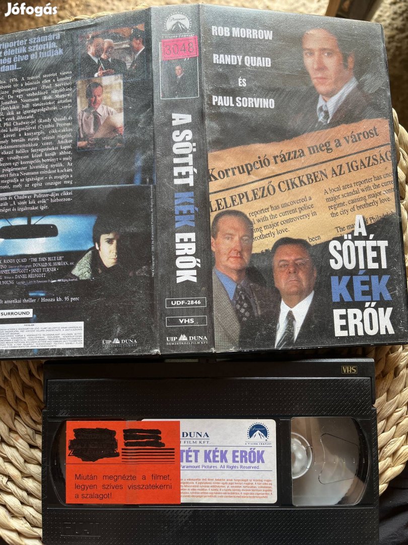 Sötét kék erők vhs kazetta