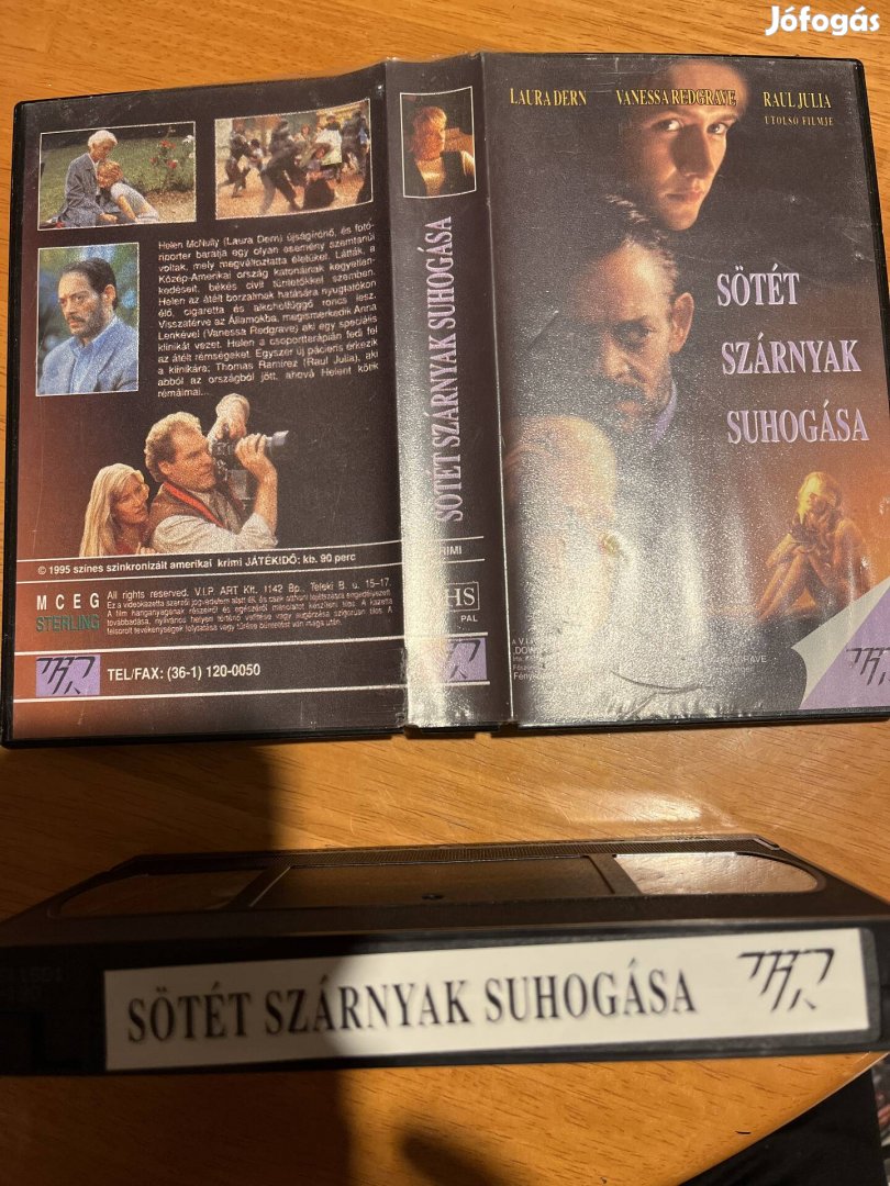 Sötét szárnyak suhogása vhs 