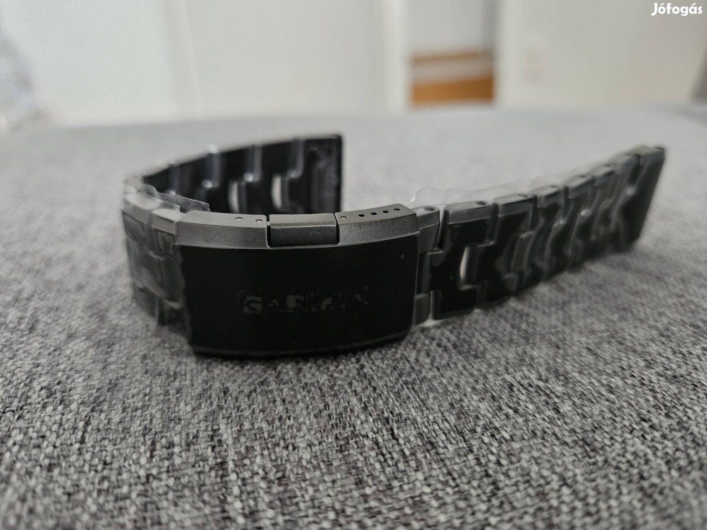 Sötét szürke Garmin óraszíj 26mm-es titánium DLC