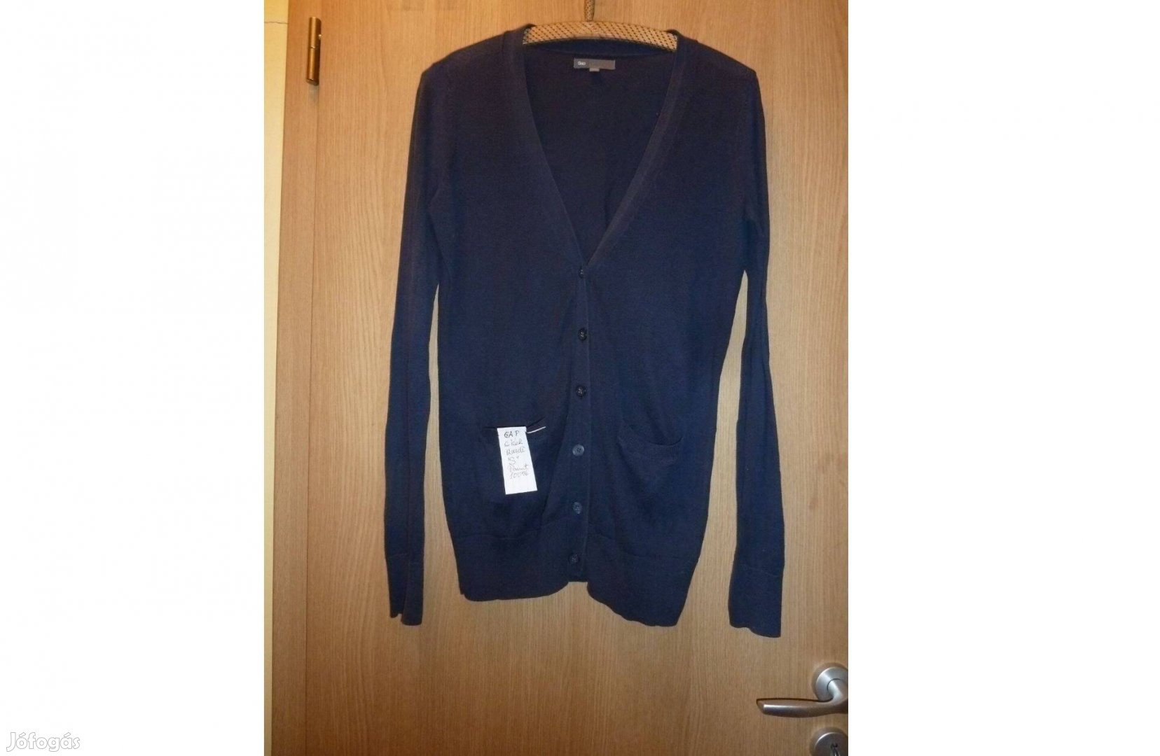 Sötétkék ffi kardigán GAP ML