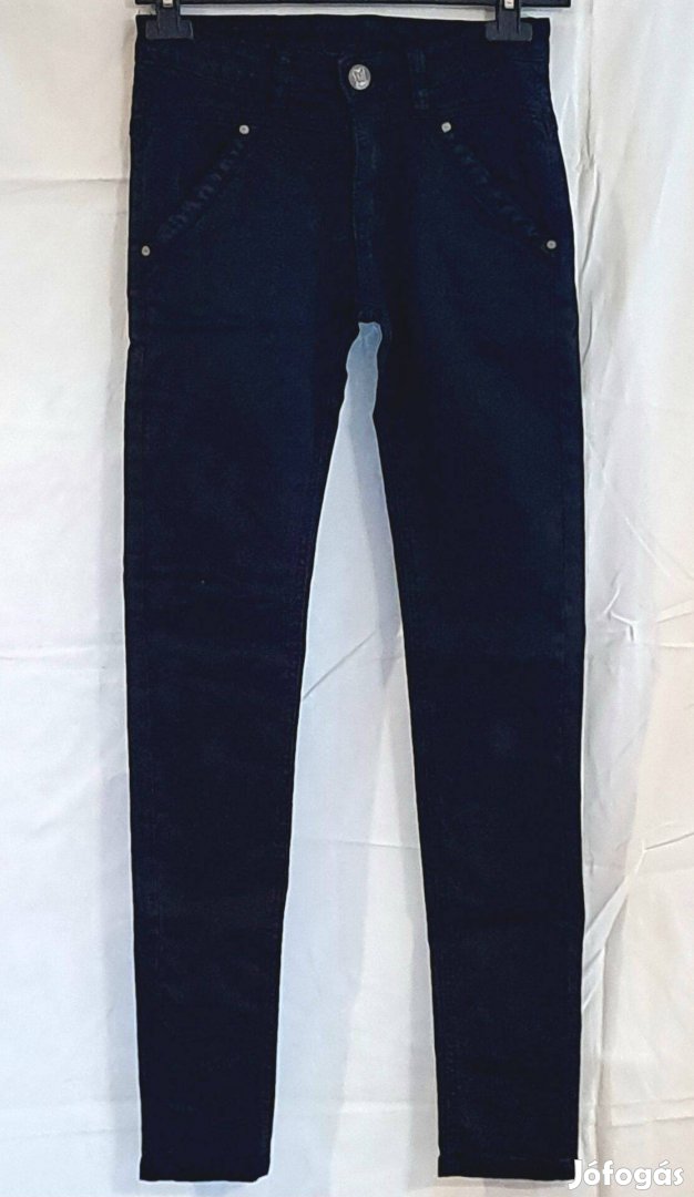 Sötétkékmajdnem fekete, slimskinny, szűkített fazonú női