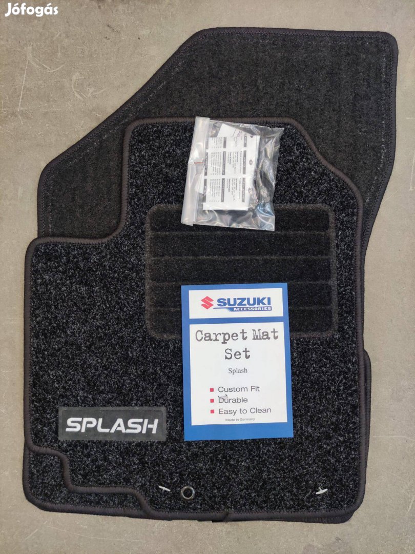 Sötétszürke Suzuki Splash szövetszőnyeg készlet
