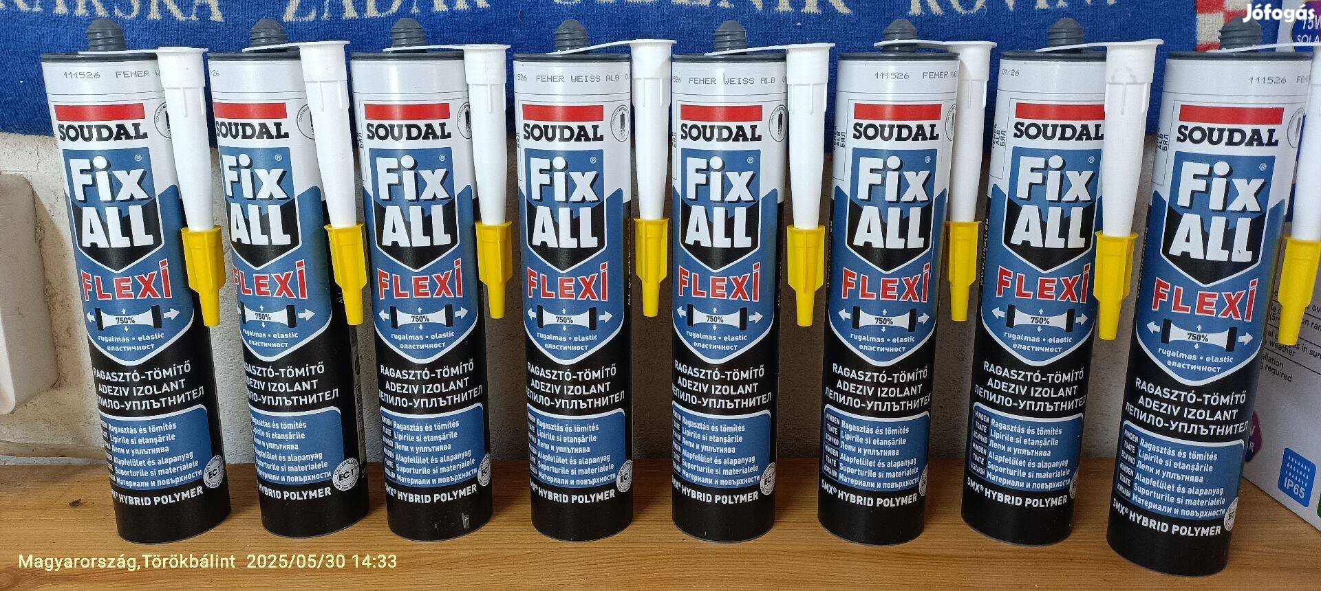 Soudal Fix All Flexi fehér ragasztó 3E Ft/db