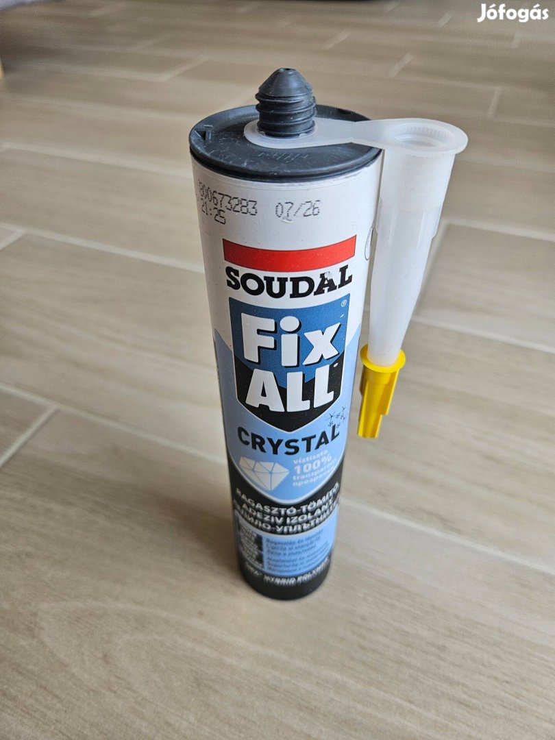 Soudal fix all Crystal ragasztó, tömítő