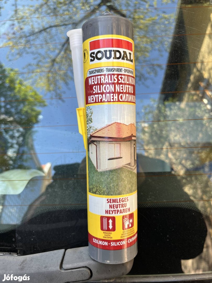 Soudal neutrális szilikon bontatlan