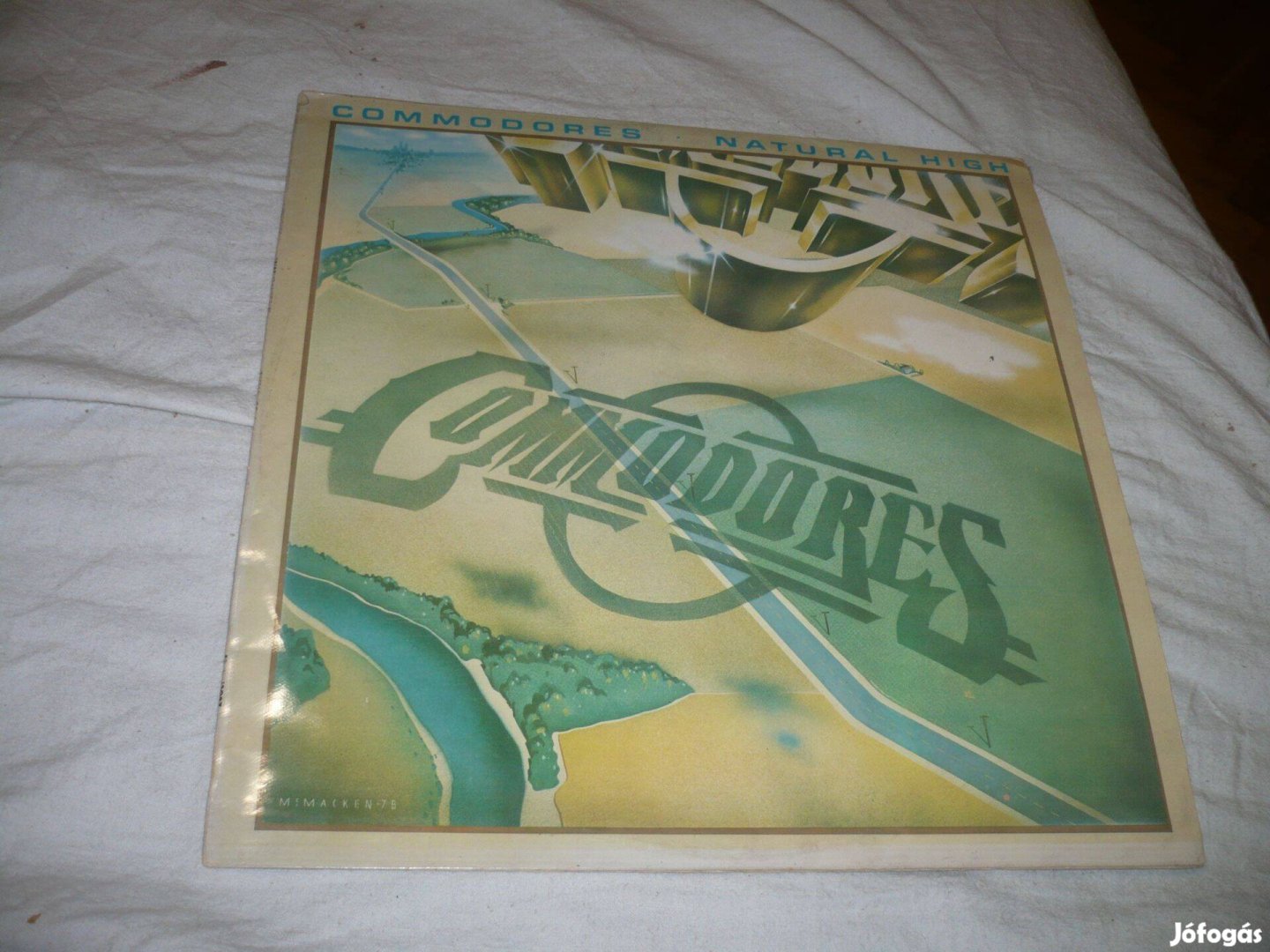 Soul funky bakelit lemez LP commodores natural high 1978