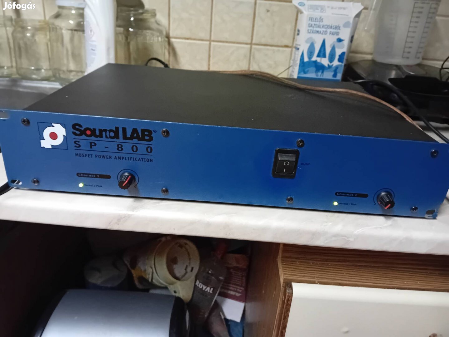 Soundlab SP800 2x400w MosFet végfok erősitő