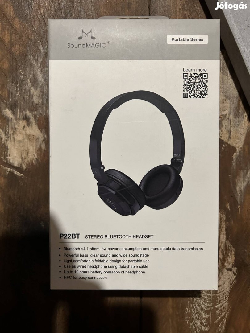 Soundmagic Bluetooth fejhallgató eladó (új) 