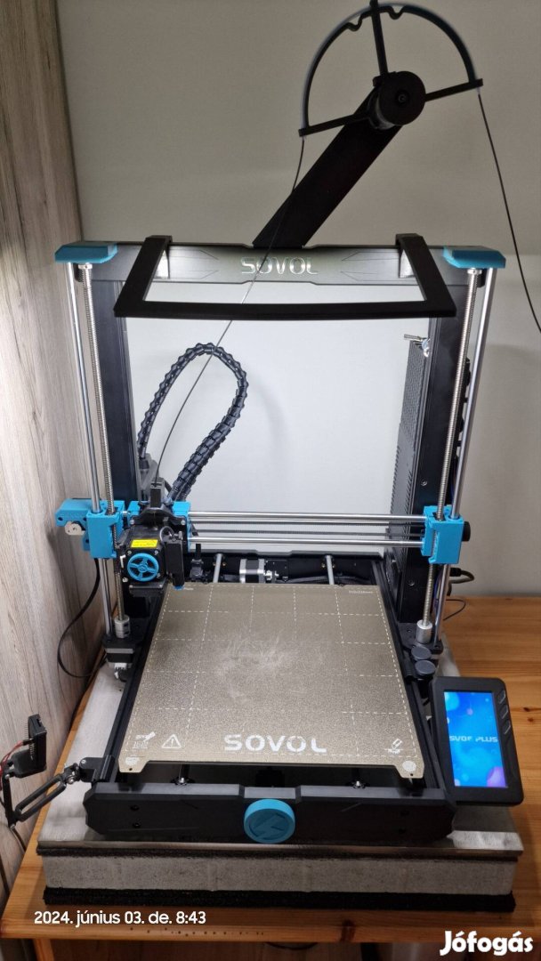 Sovol SV06 plus 3D FDM nyomtató eladó extrákkal. 