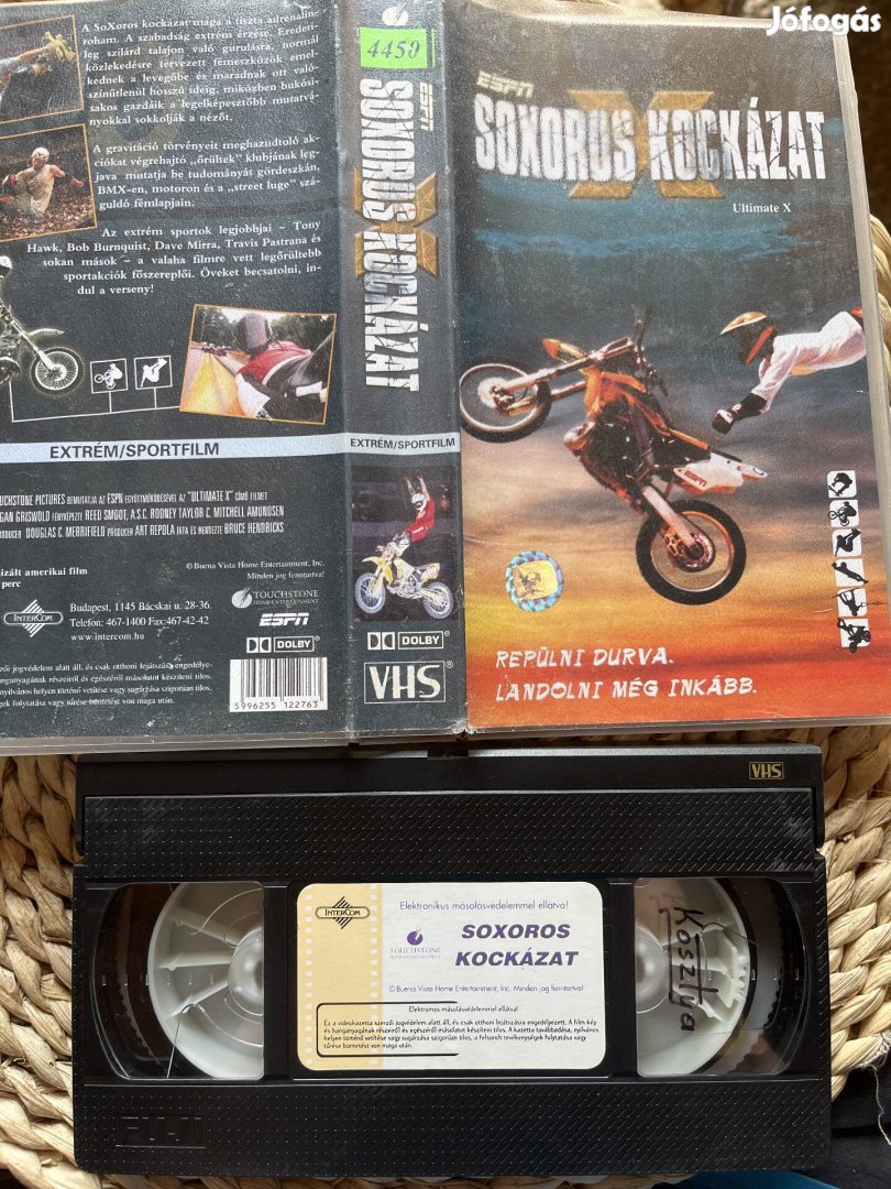 Soxoros kockázat vhs kazetta