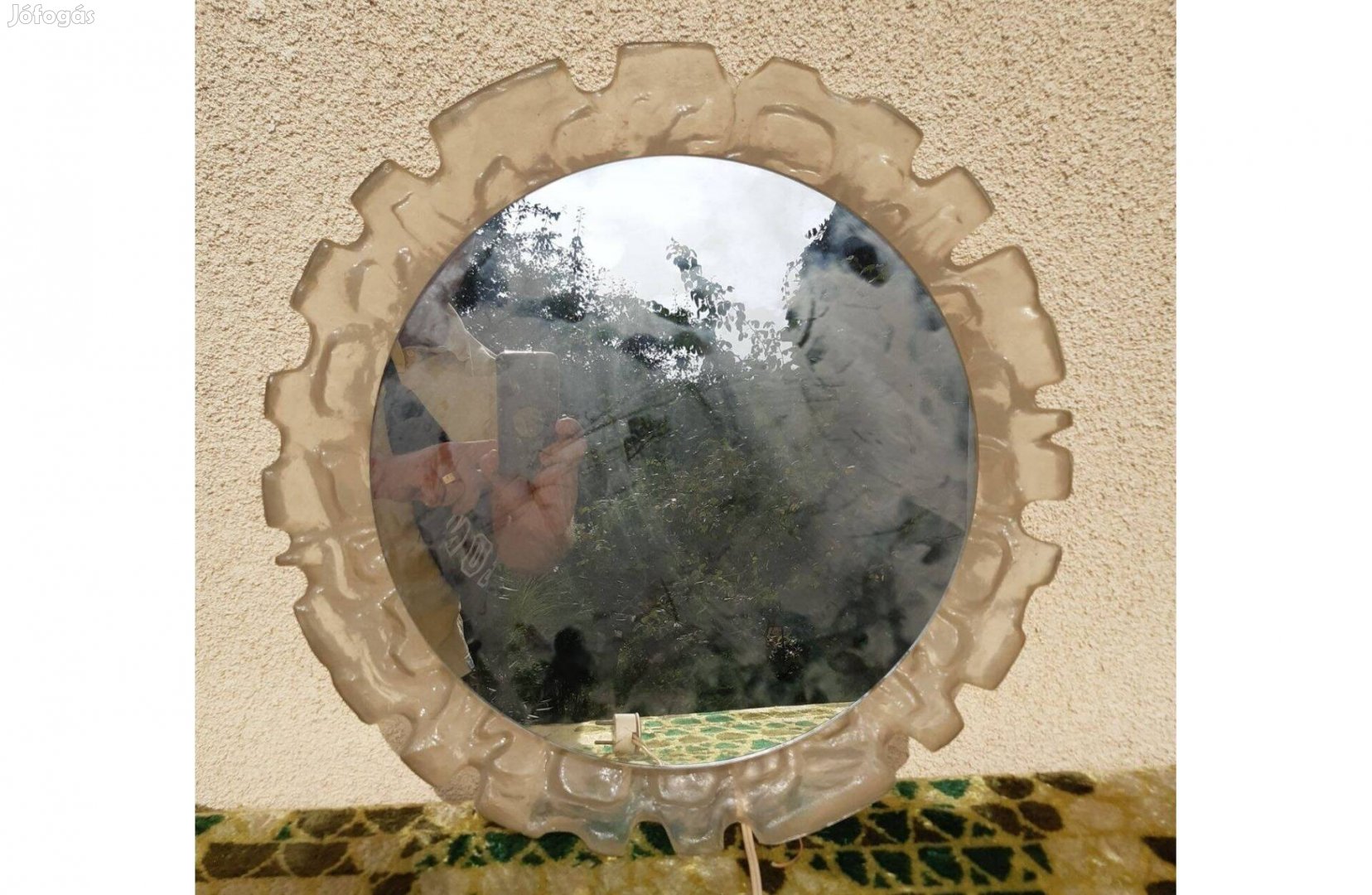 Space Age tükör világítós