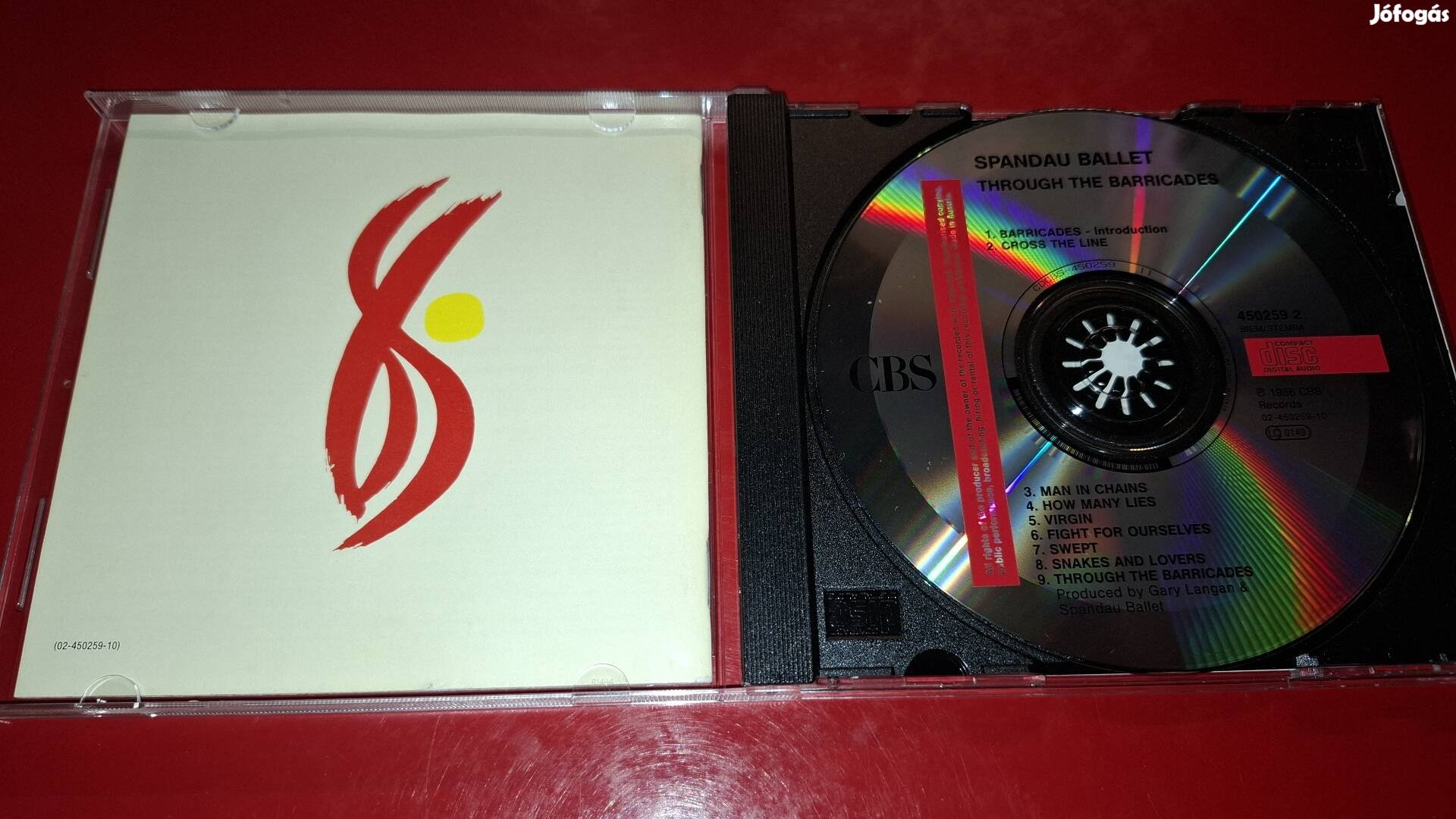 Spandau Ballet Through the barricades Cd 1986