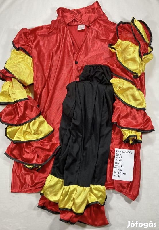 Spanyol jelmez, Flamenco jelmez, táncos jelmez, felnőtt