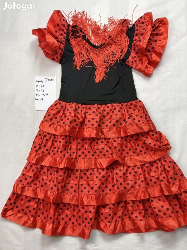 Spanyol jelmez, táncos jelmez, Flamenco jelmez DV399