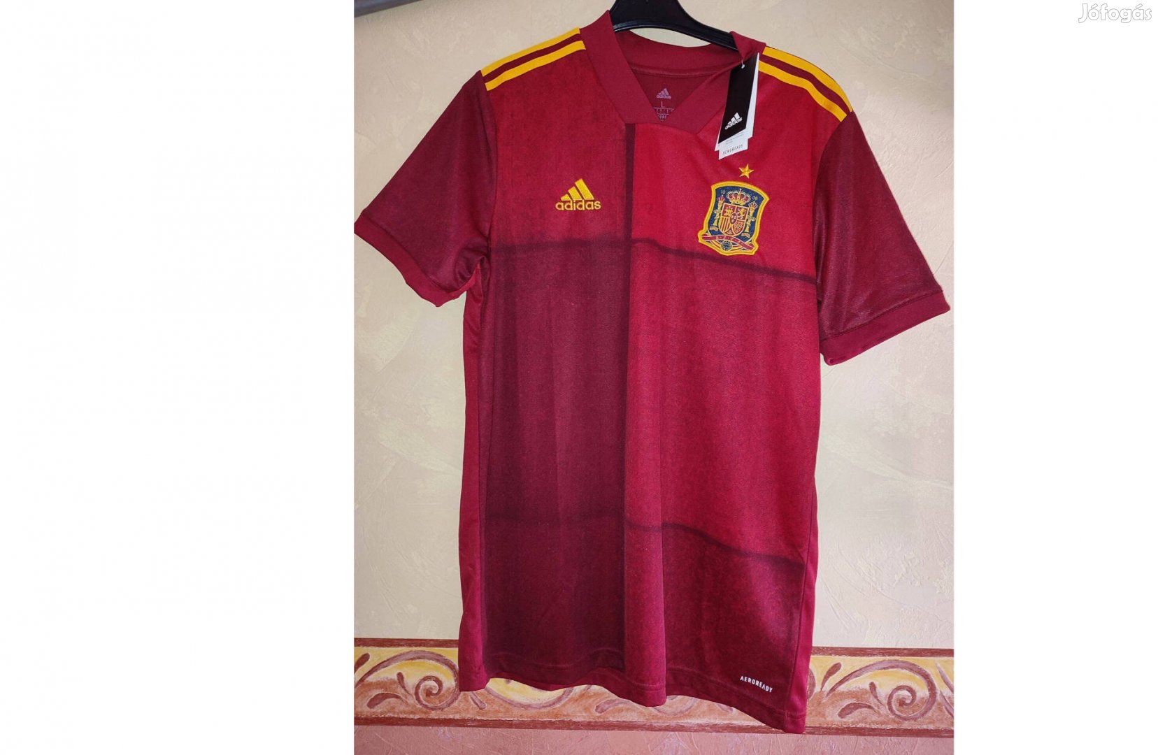 Spanyol válogatott 2021 eredeti adidas piros mez (M, L)