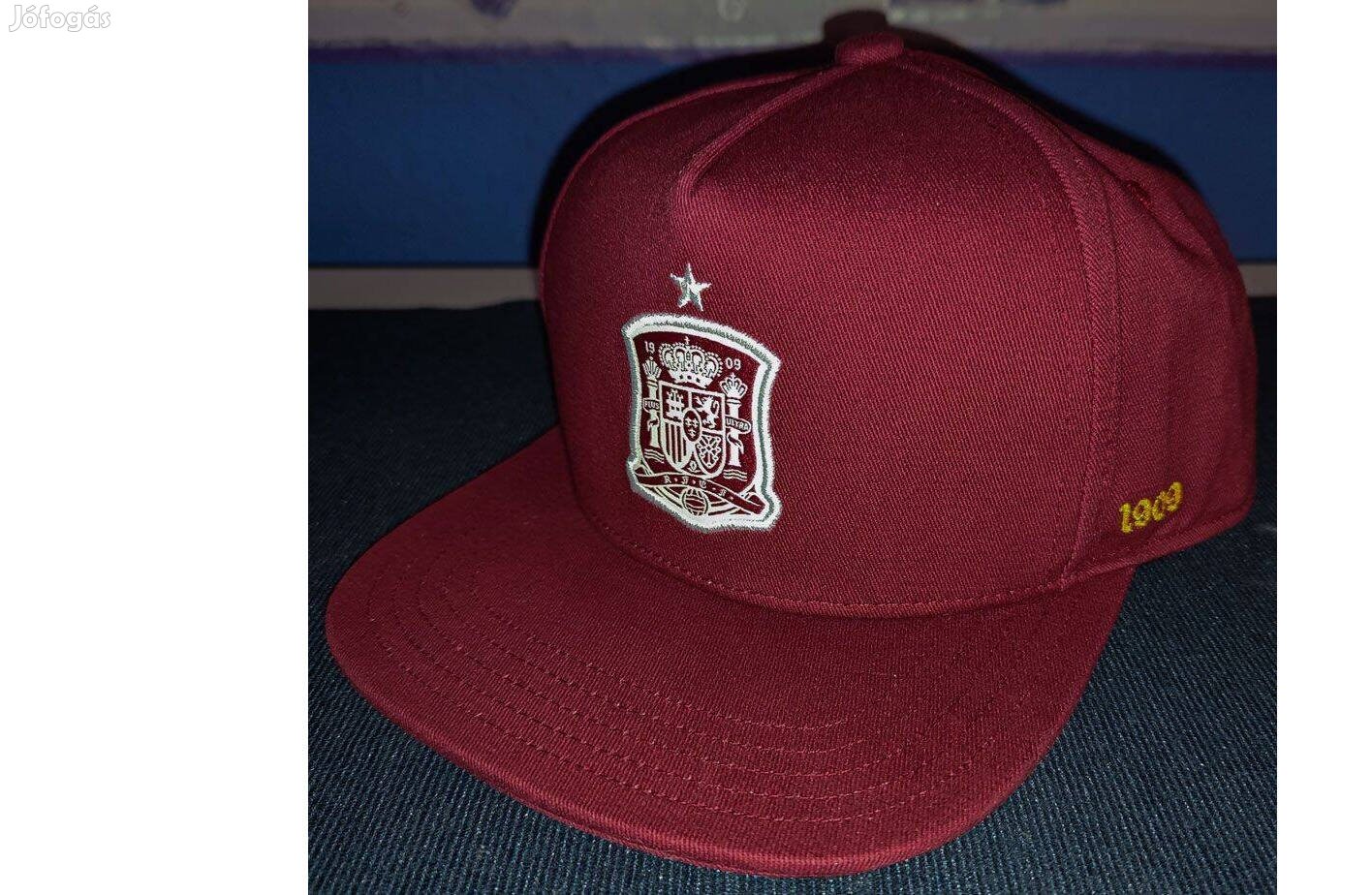 Spanyol válogatott bordó eredeti adidas gyerek snapback sapka