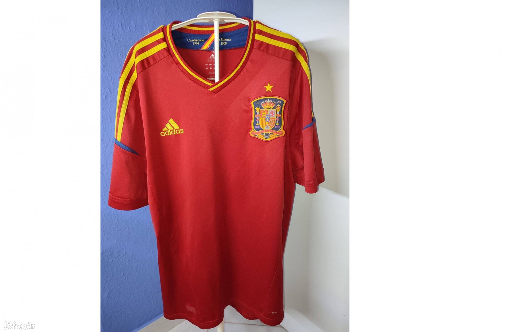 Spanyol válogatott eredeti adidas 2012-es mez (L)