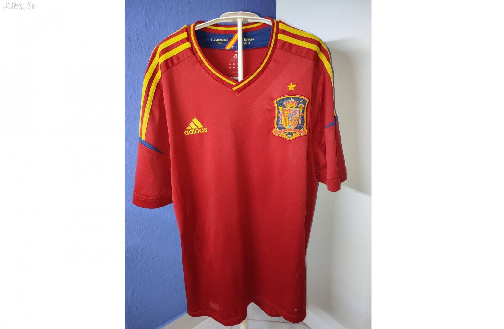 Spanyol válogatott eredeti adidas 2012-es mez (L-es)