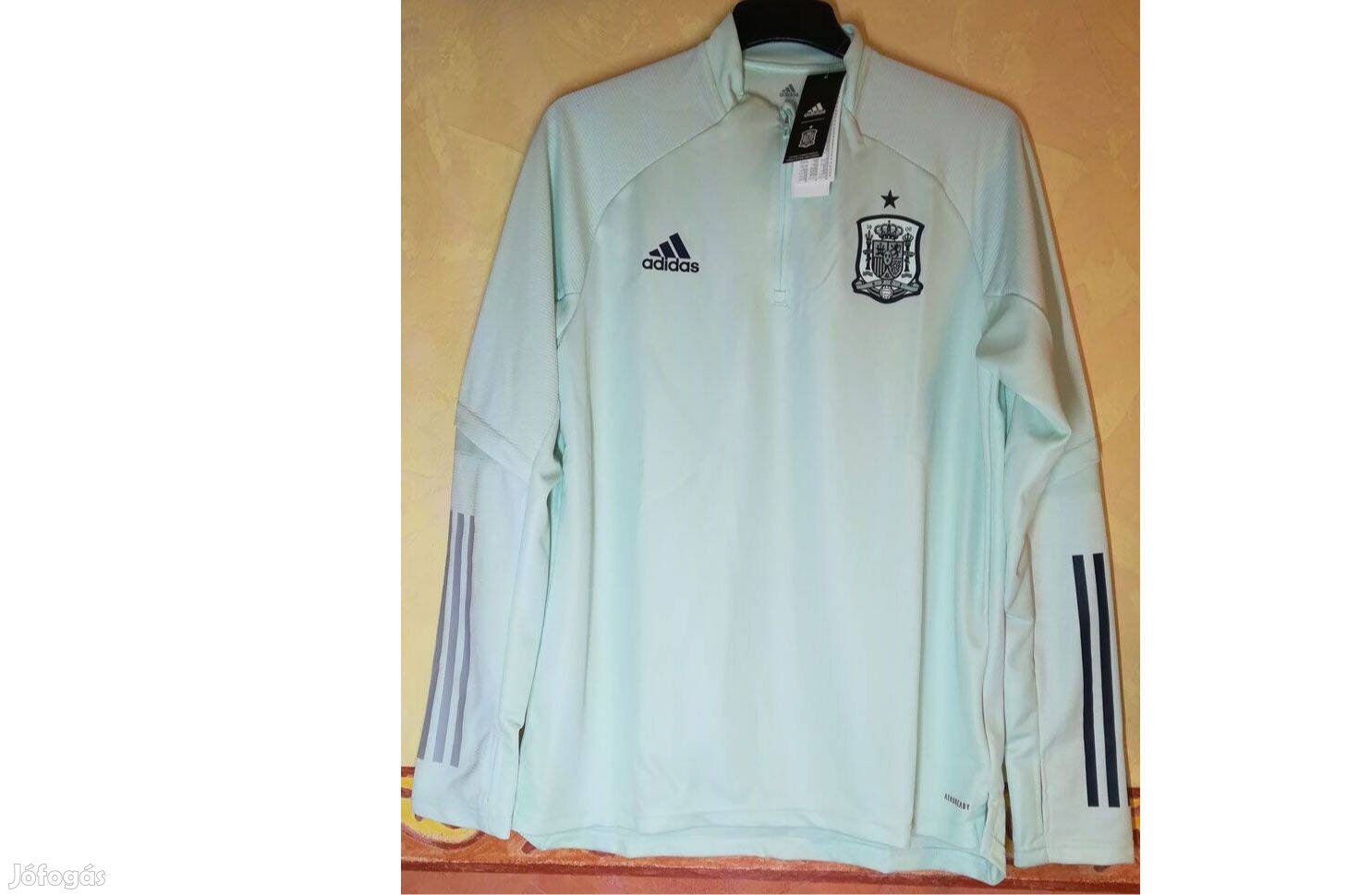 Spanyol válogatott eredeti adidas világos zöld felső (2XL)