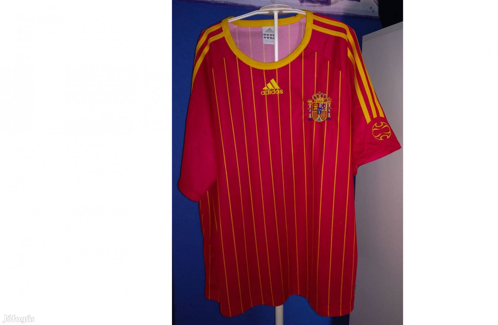 Spanyol válogatott piros eredeti adidas 2006-07 mez (XL)