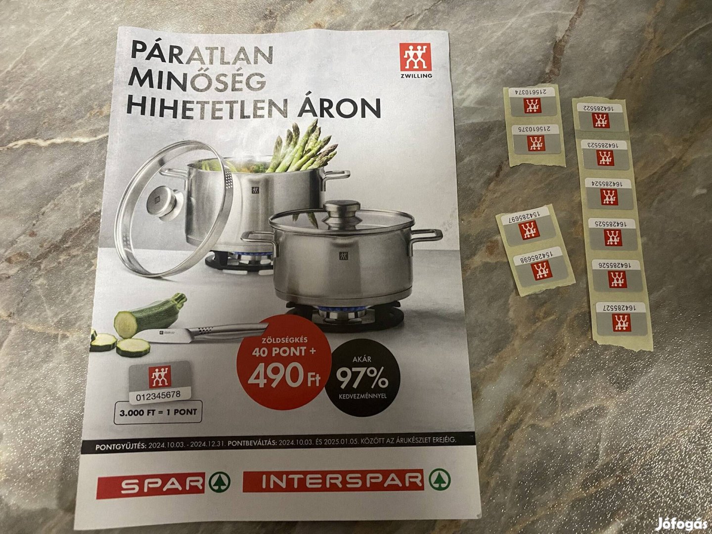 Spar Zwilling pontok