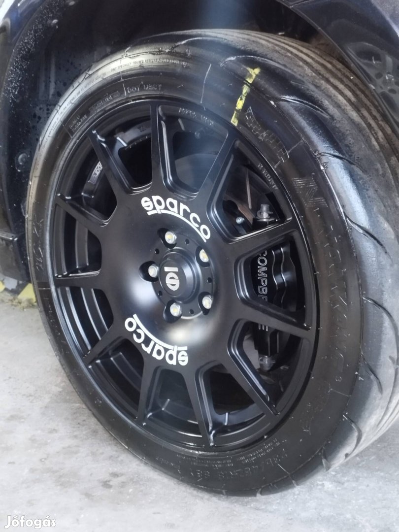 Sparco,Mitsubishi Evo, 8x18,Alufelni+Slick