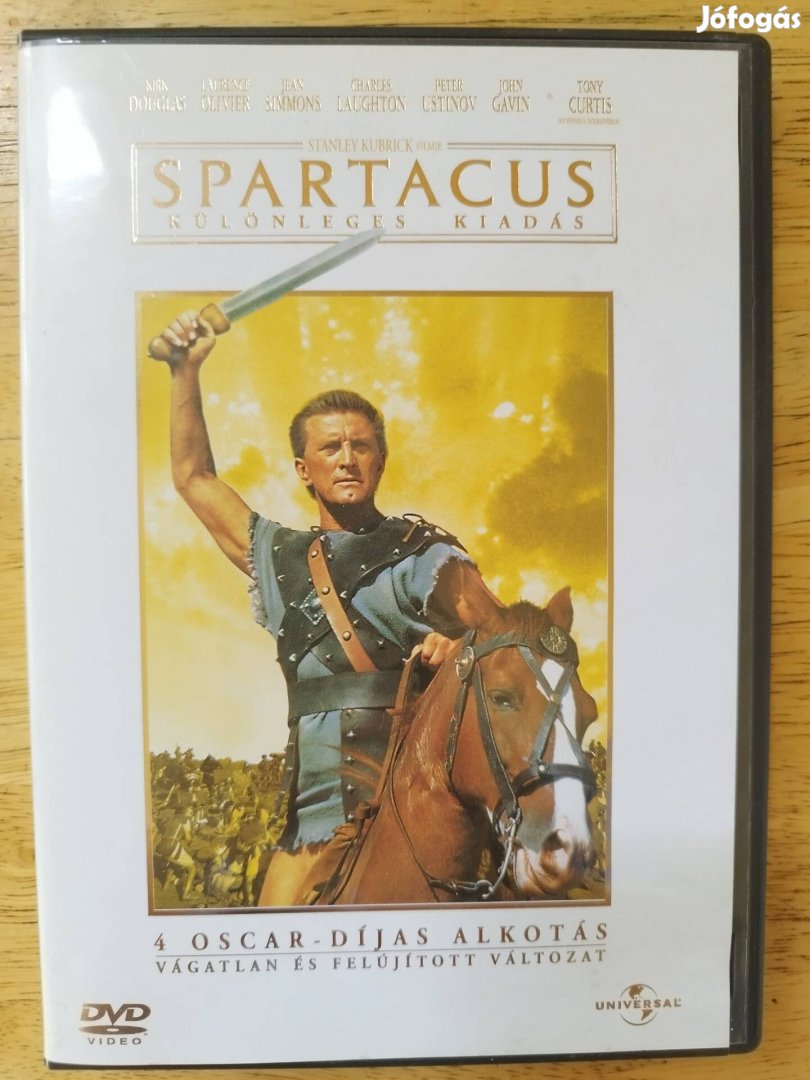 Spartacus duplalemezes dvd Kirk Dougles Szinkronizált