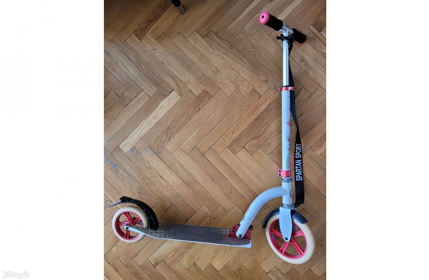 Spartan Jumbo II (2292) összecsukható felnőtt roller - fehér-pink