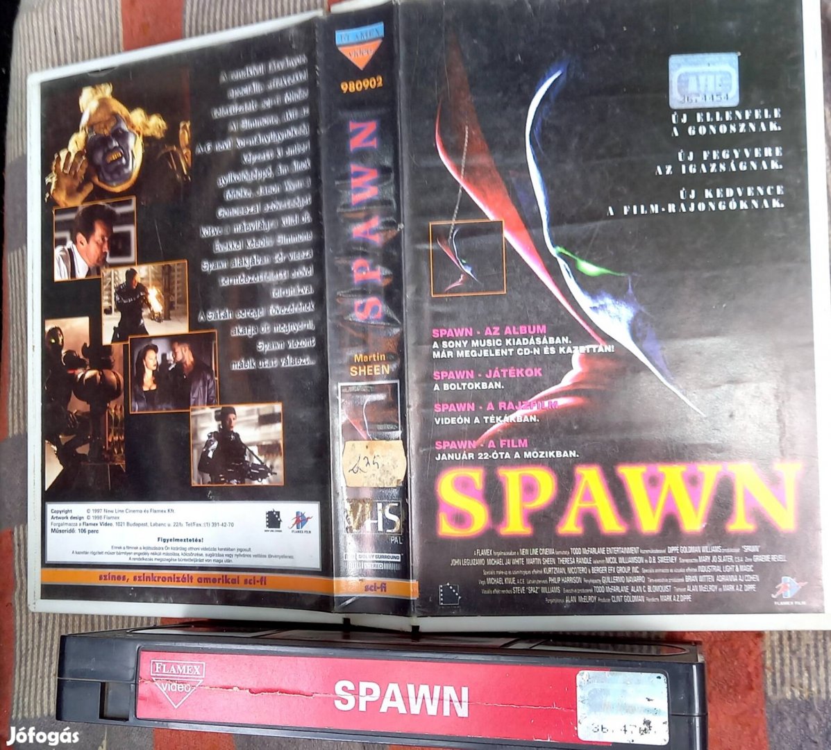 Spawn - sci- fi vhs - nagytok