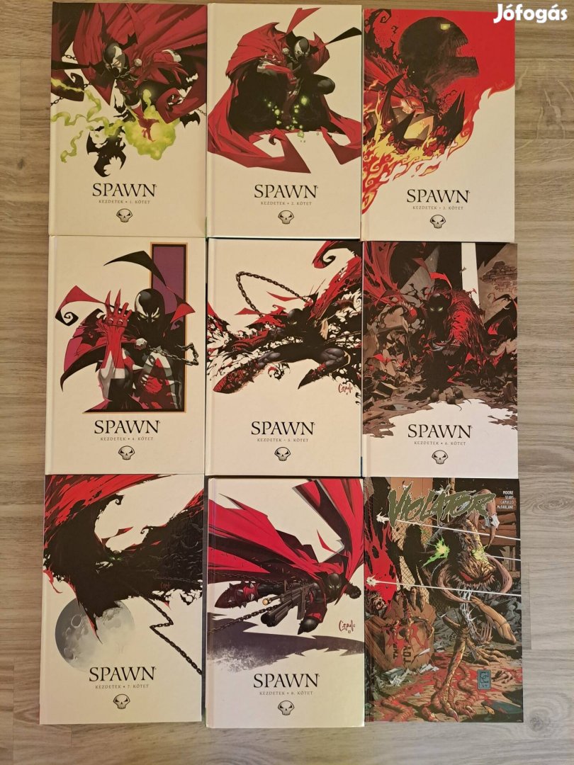 Spawn kezdetek 1-8. + Violátor HC képregények