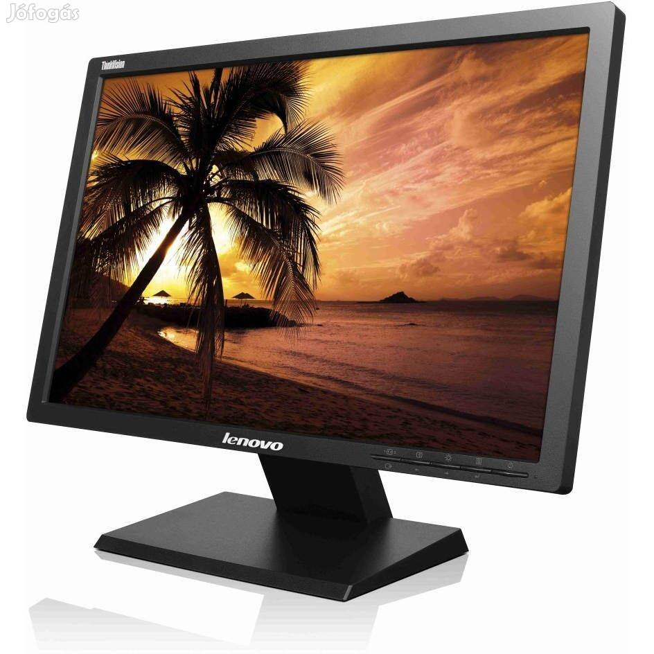 Spéci ajánlat! 20" Lenovo Thinkvision LT2013s HD monitor, számla, gari