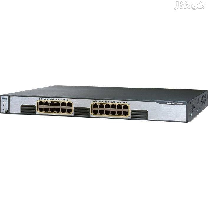 Spéci ajánlat! Gigabites Cisco C3750G-24T-E 24 portos switch számlával