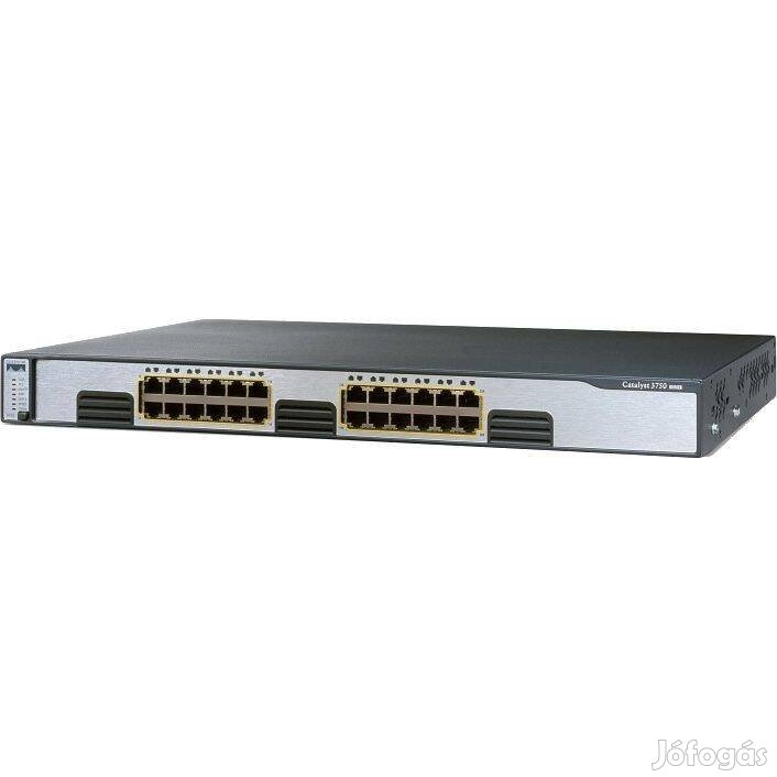 Spéci ajánlat! Gigabites Cisco C3750G-24T-E 24 portos switch számlával