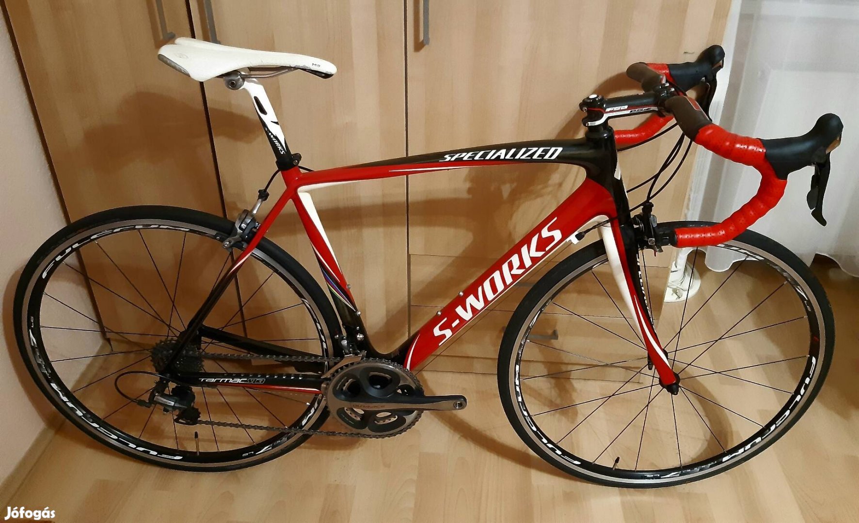Specialized S-Works Tarmac SL3 full karbon országúti kerékpár.