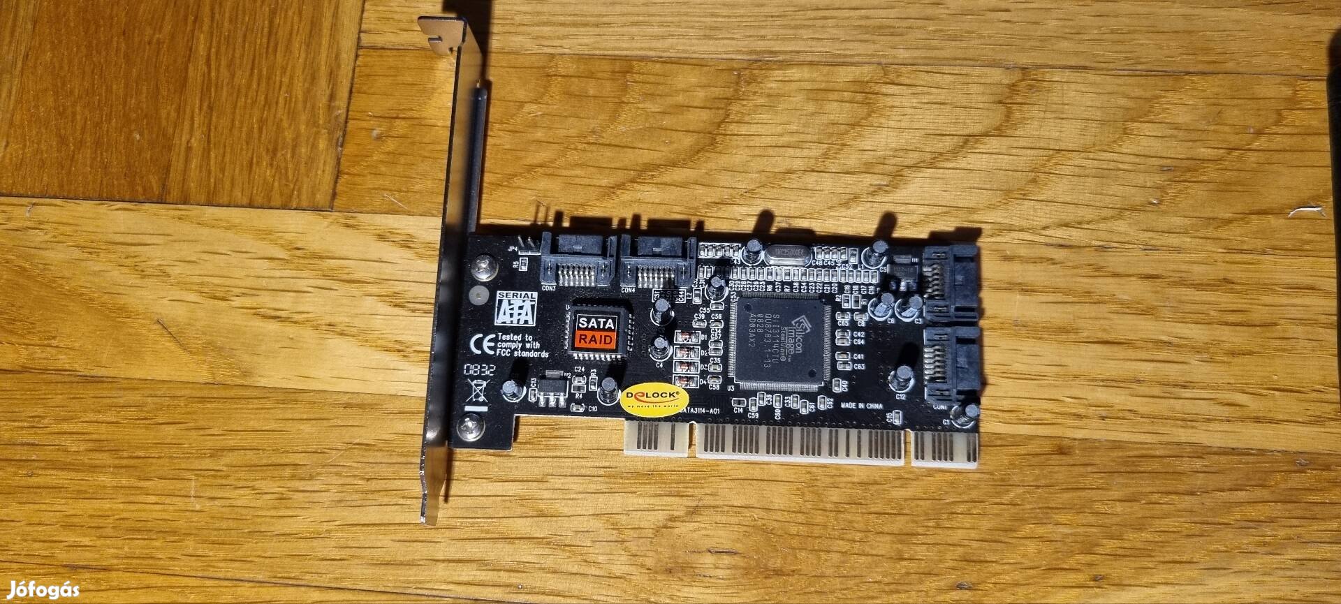 Speeddragon pci sata +raid vezérlő 4 porttal 