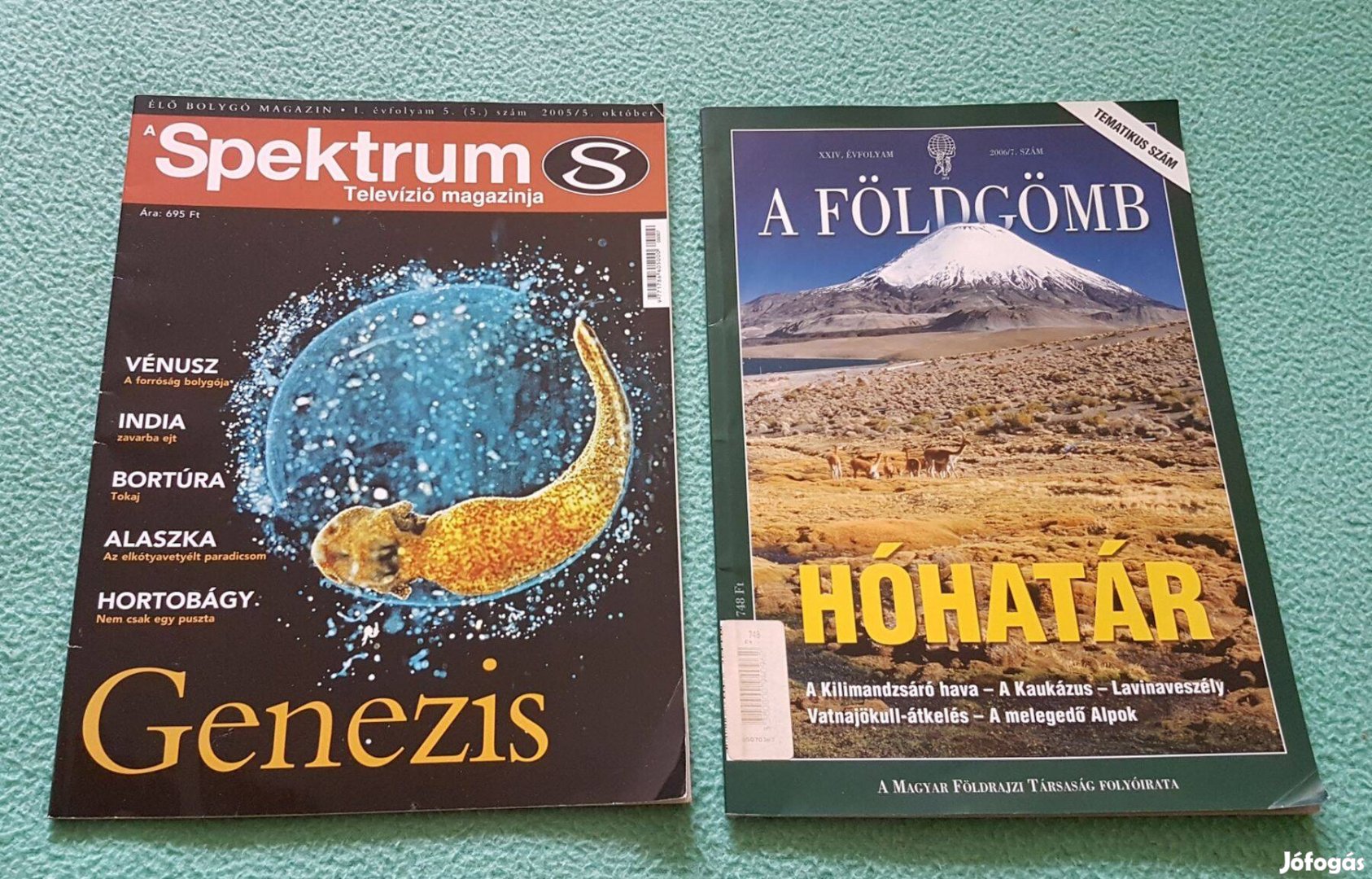 Spektrum (2005/5.) + A Földgömb (2006/7.) magazinok