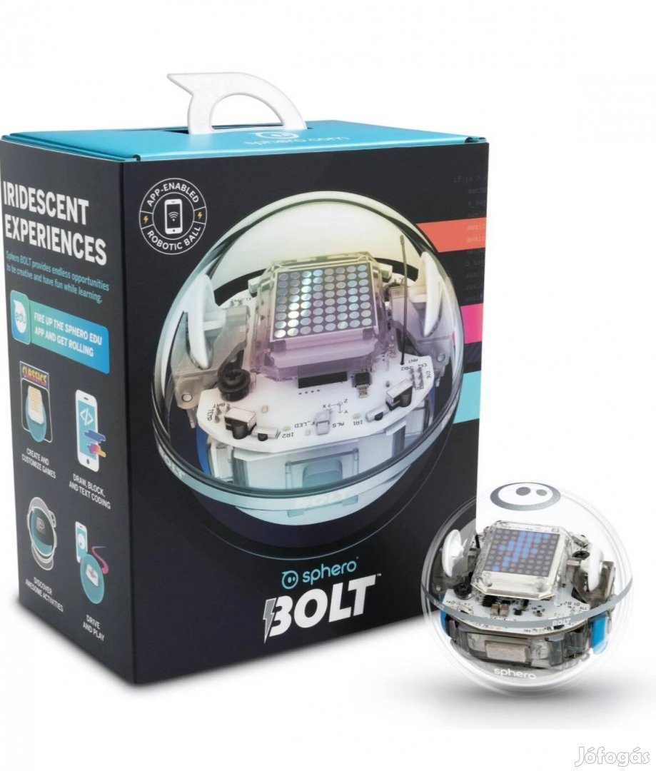 Sphero Bolt intelligens, programozható robotgolyó, új